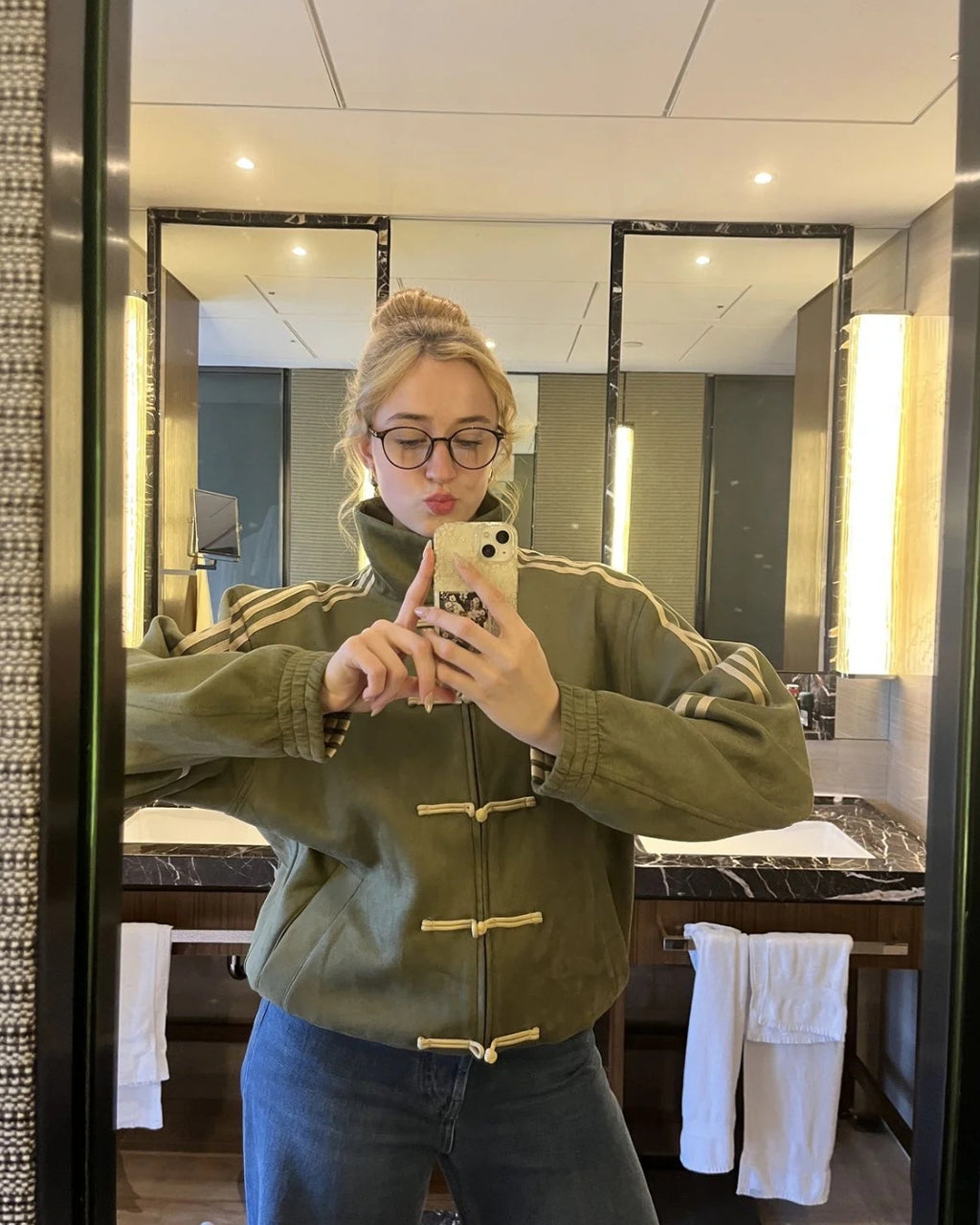 Olive Green CNY Unisex Jacket