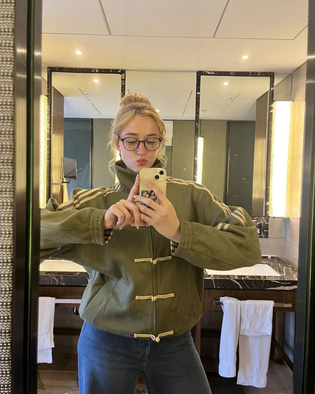 Olive Green CNY Unisex Jacket