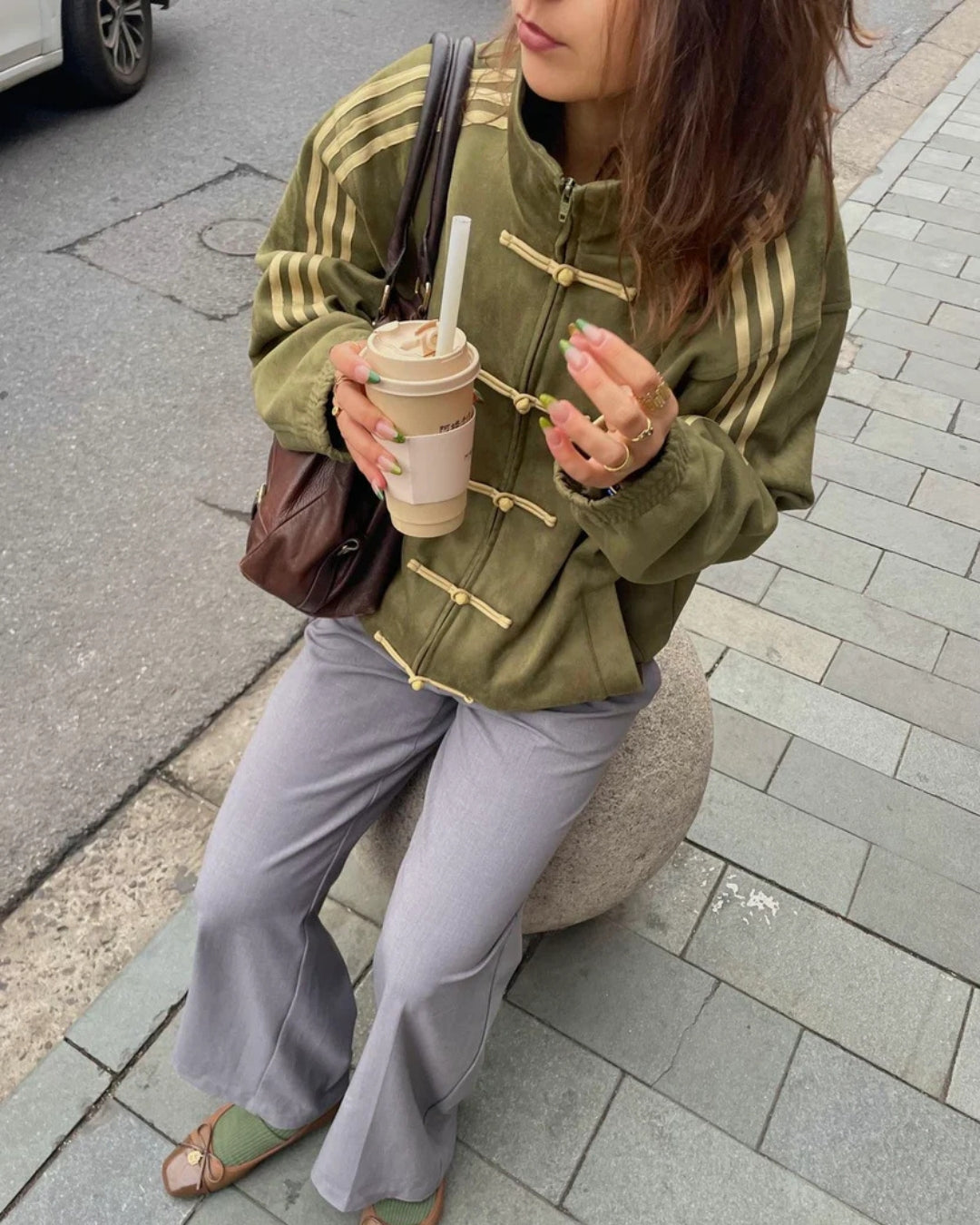Olive Green CNY Unisex Jacket