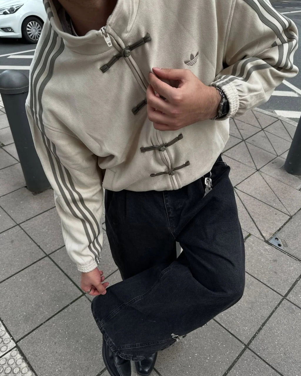 Beige CNY Unisex Jacket
