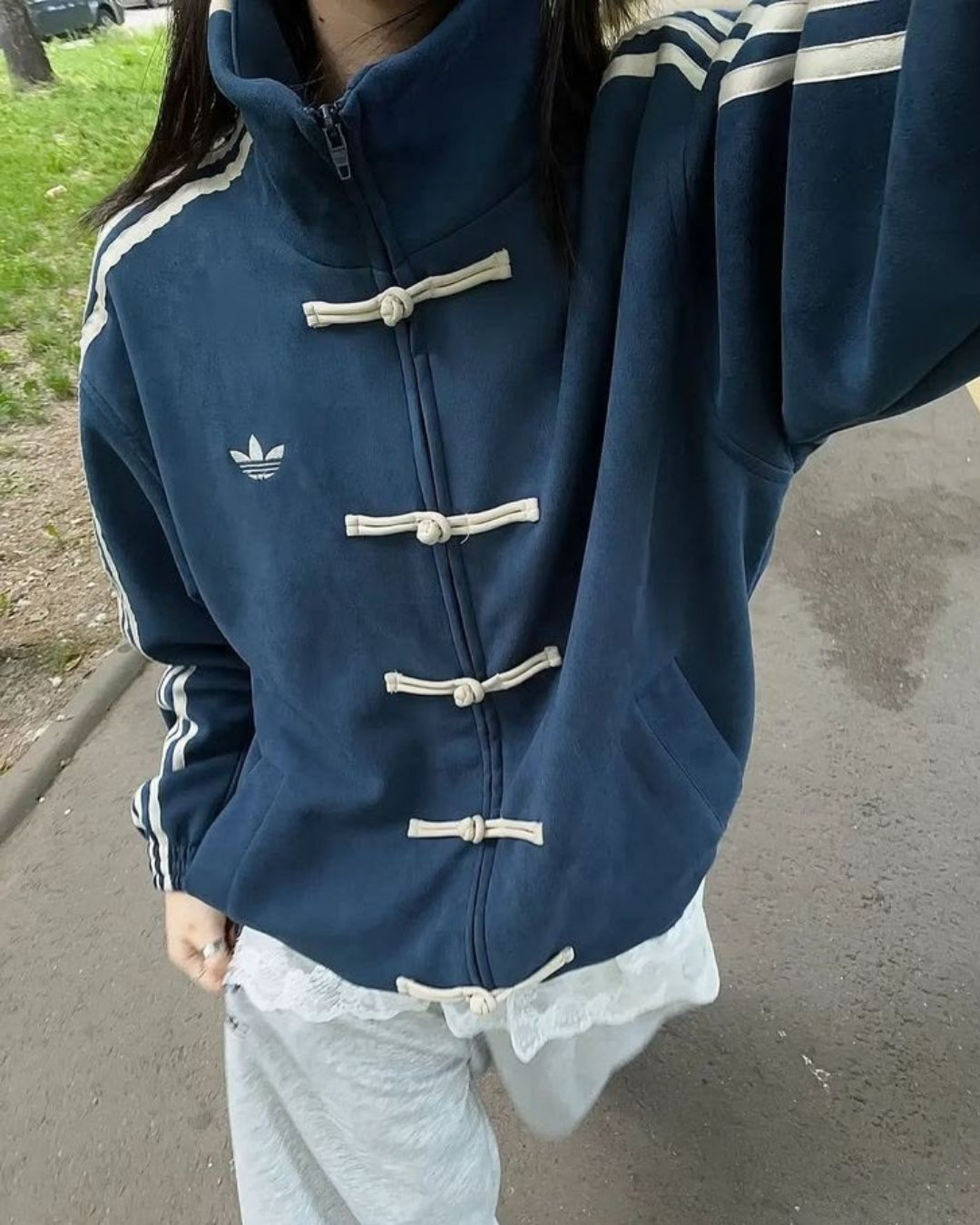 Navy Blue CNY Unisex Jacket