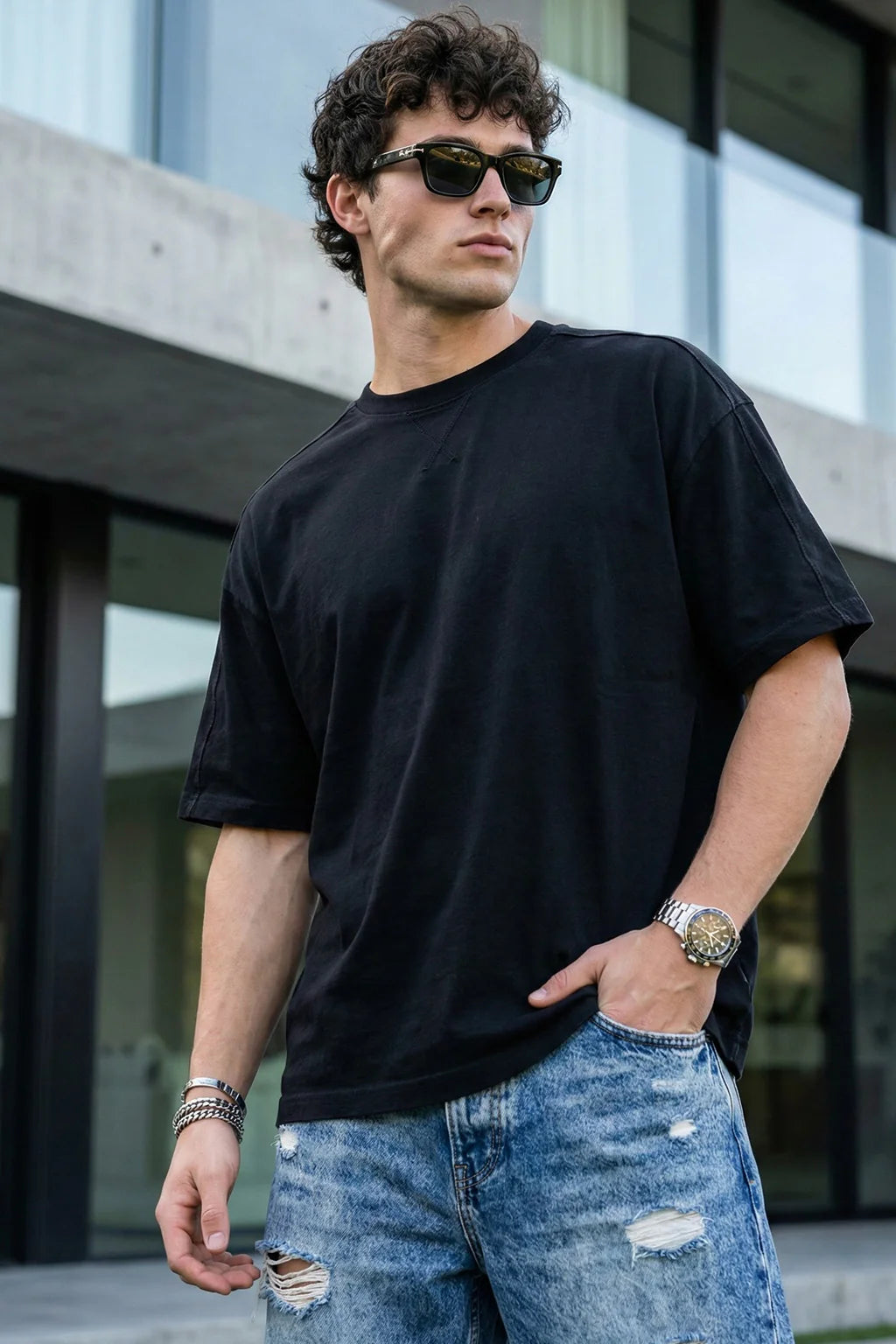 Black Oversized Unisex T-Shirt