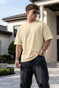 Beige Oversized Unisex T-Shirt